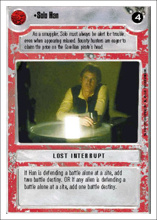 Star Wars CCG | Solo Han - Premiere WB | The Nerd Merchant