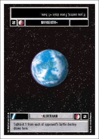 Star Wars CCG | Alderaan [Light] - Premiere WB | The Nerd Merchant