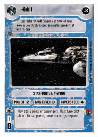 Star Wars CCG | Gold 1 - Premiere WB | The Nerd Merchant