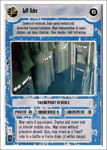 Star Wars CCG | Lift Tube [Light] - Premiere WB | The Nerd Merchant