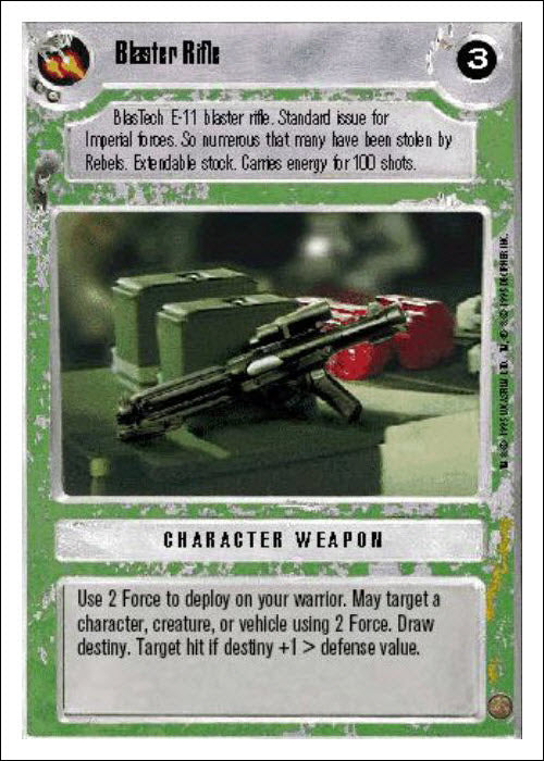 Star Wars CCG | Blaster Rifle [Light] - Premiere WB | The Nerd Merchant