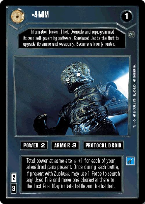 Star Wars CCG | 4-LOM (Foil) - Reflections | The Nerd Merchant