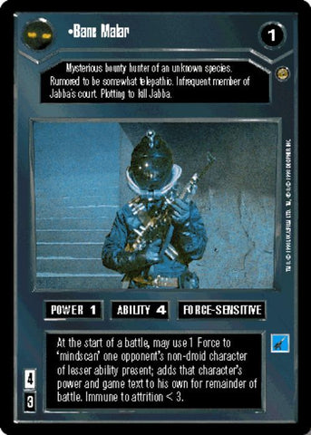 Star Wars CCG | Bane Malar (Foil) - Reflections | The Nerd Merchant