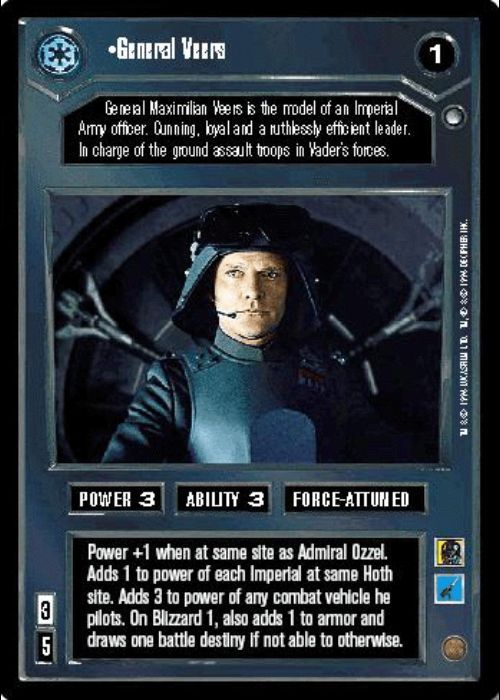 Star Wars CCG | General Veers (Foil) - Reflections | The Nerd Merchant