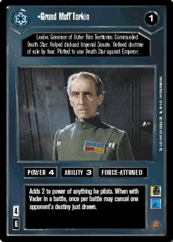 Star Wars CCG | Grand Moff Tarkin (Foil) - Reflections | The Nerd Merchant