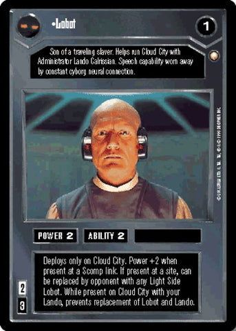 Star Wars CCG | Lobot (Dark) (Foil) - Reflections | The Nerd Merchant