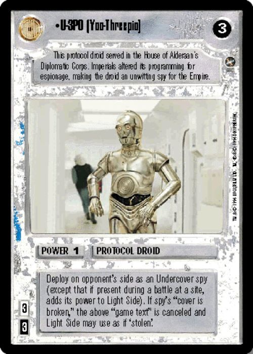 Star Wars CCG | U-3PO (Yoo-Threepio) (Foil) - Reflections | The Nerd Merchant