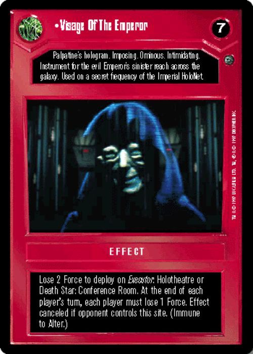 Star Wars CCG | Visage Of The Emperor (Foil) - Reflections | The Nerd Merchant