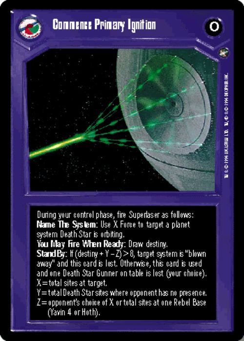 Star Wars CCG | Commence Primary ignition (Foil) - Reflections | The Nerd Merchant