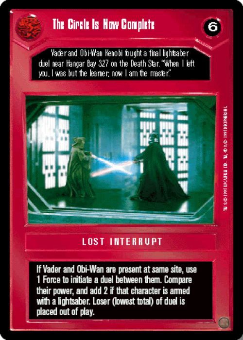 Star Wars CCG | The Circle Is Now Complete (Foil) - Reflections | The Nerd Merchant