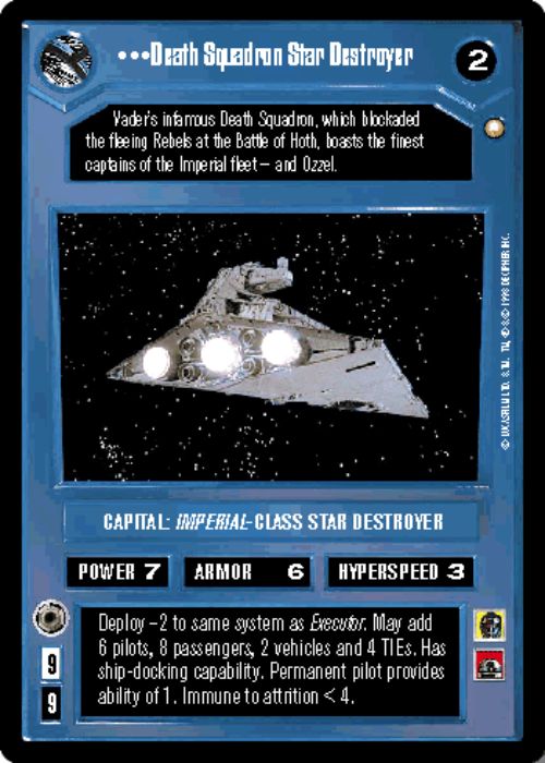 Star Wars CCG | Death Squadron Star Destroyer (Foil) - Reflections | The Nerd Merchant