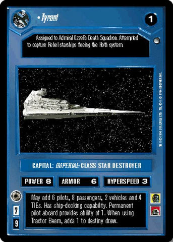 Star Wars CCG | Tyrant (Foil) - Reflections | The Nerd Merchant