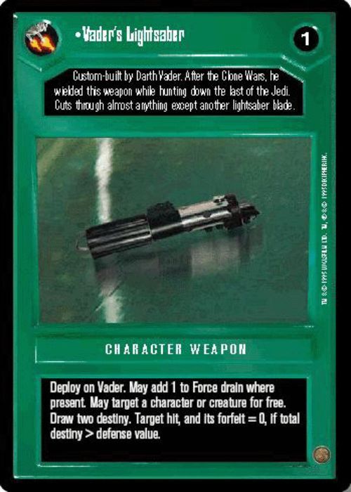 Star Wars CCG | Vader's Lightsaber (Foil) - Reflections | The Nerd Merchant