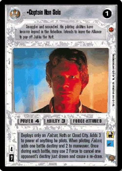 Star Wars CCG | Captain Han Solo (Foil) - Reflections | The Nerd Merchant