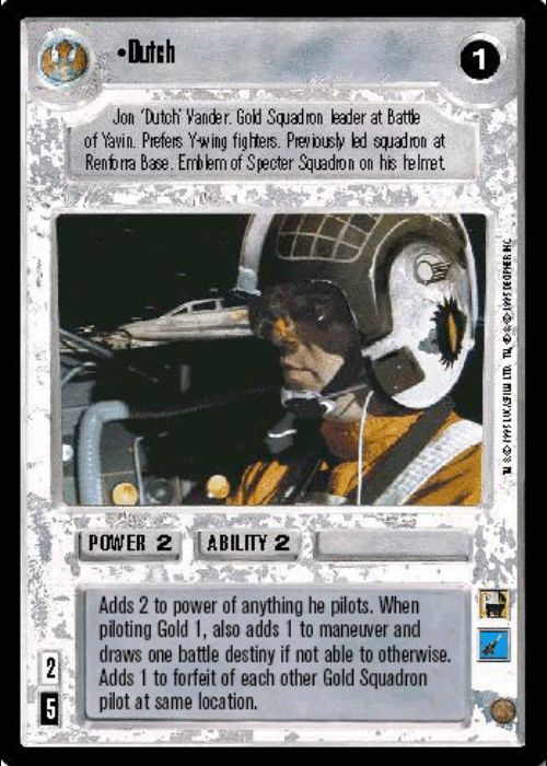 Star Wars CCG | Dutch (Foil) - Reflections | The Nerd Merchant