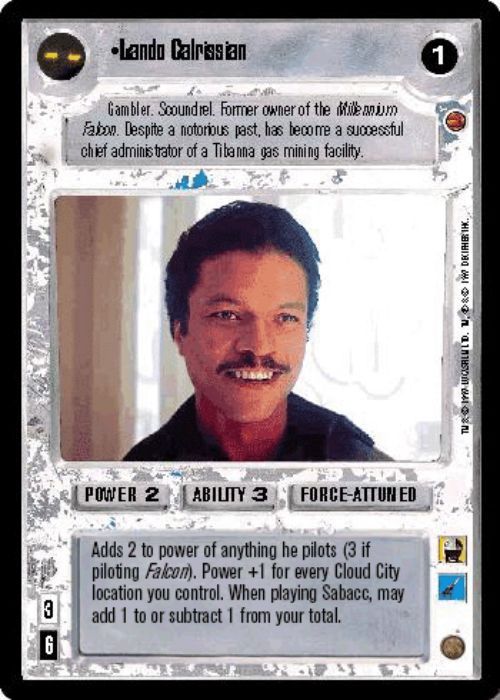 Star Wars CCG | Lando Calrissian (Light) (Foil) - Reflections | The Nerd Merchant