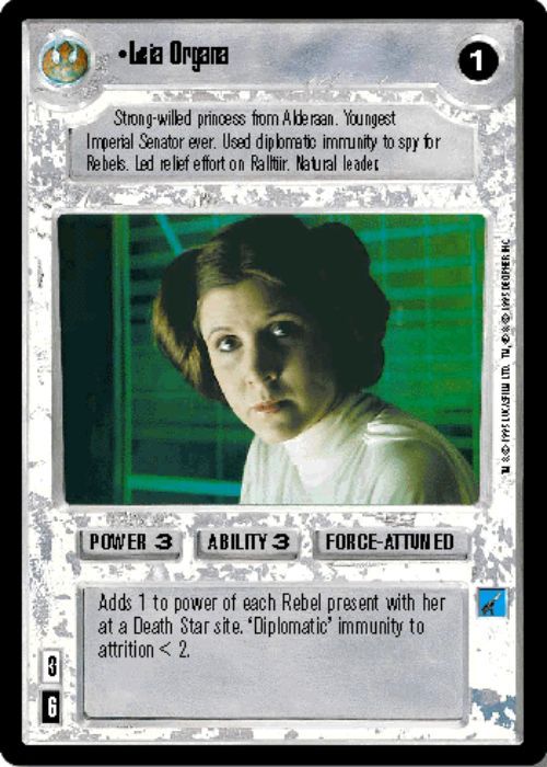 Star Wars CCG | Leia Organa (Foil) - Reflections | The Nerd Merchant