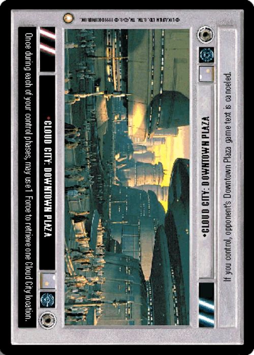 Star Wars CCG | Cloud City: Downtown Plaza (Foil) - Reflections | The Nerd Merchant