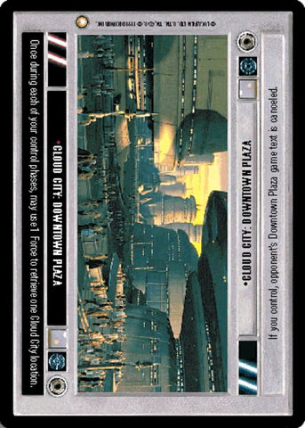 Star Wars CCG | Cloud City: Downtown Plaza (Foil) - Reflections | The Nerd Merchant