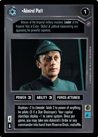Star Wars CCG | Admiral Piett (Foil) - Reflections II | The Nerd Merchant