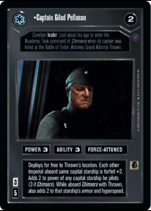 Star Wars CCG | Captain Gilad Pellaeon - Reflections II | The Nerd Merchant