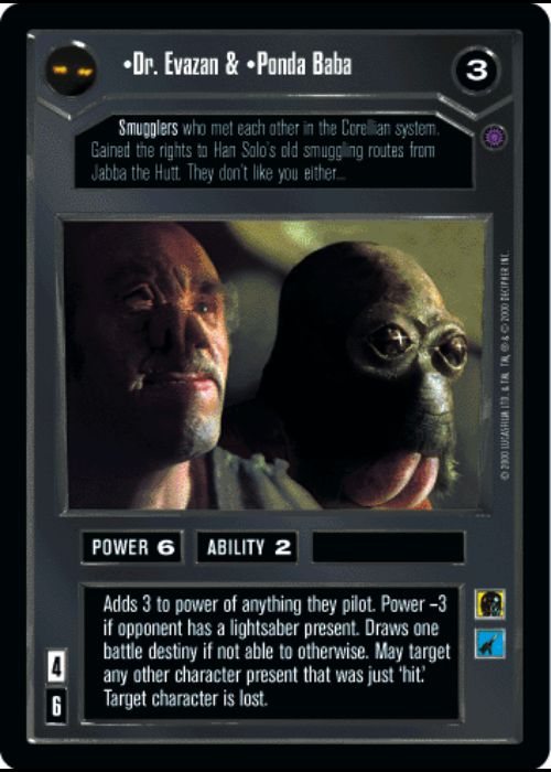 Star Wars CCG | Dr. Evazan & Ponda Baba - Reflections II | The Nerd Merchant