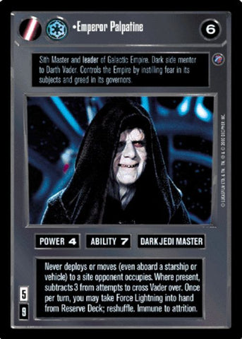 Star Wars CCG | Emperor Palpatine (Foil) - Reflections II | The Nerd Merchant