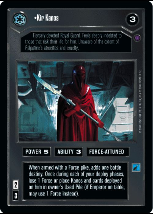 Star Wars CCG | Kir Kanos - Reflections II | The Nerd Merchant