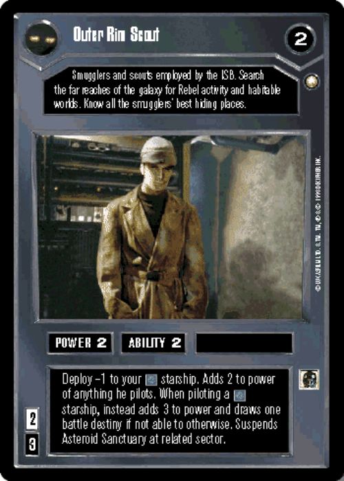 Star Wars CCG | Outer Rim Scout (Foil) - Reflections II | The Nerd Merchant