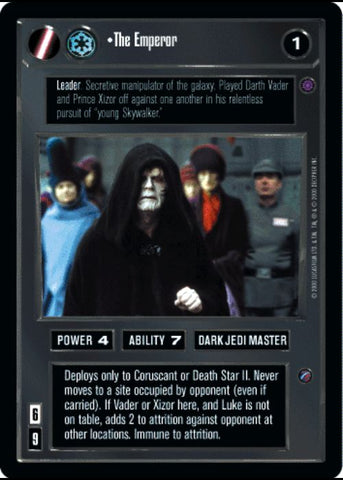 Star Wars CCG | The Emperor - Reflections II | The Nerd Merchant