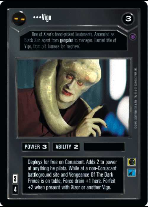 Star Wars CCG | Vigo - Reflections II | The Nerd Merchant
