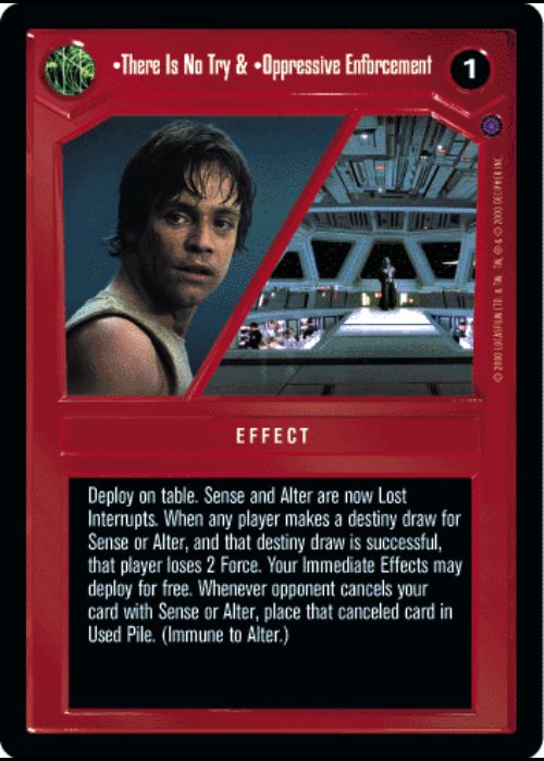 Star Wars CCG | There Is No Try & Oppressive Enforcement - Reflections II | The Nerd Merchant