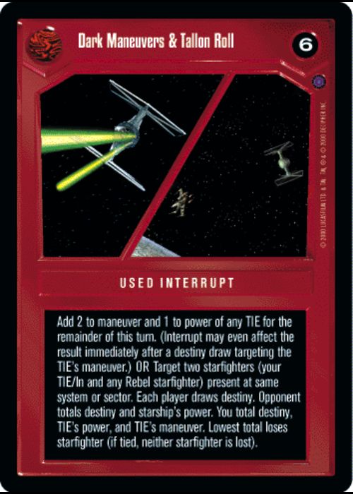 Star Wars CCG | Dark Maneuvers & Tallon Roll - Reflections II | The Nerd Merchant