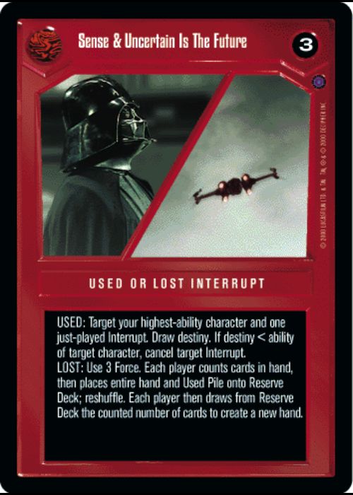 Star Wars CCG | Sense & Uncertain Is The Future - Reflections II | The Nerd Merchant