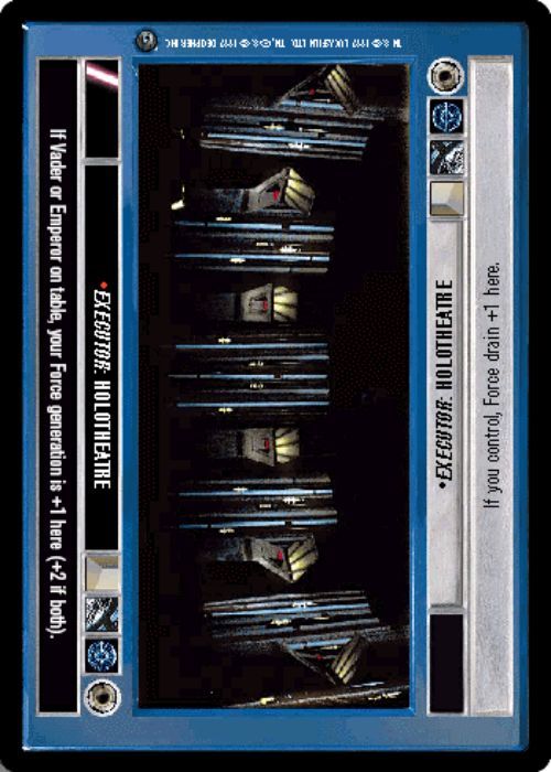 Star Wars CCG | Executor: Holotheatre (Foil) - Reflections II | The Nerd Merchant