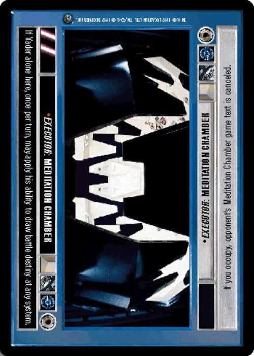 Star Wars CCG | Executor: Meditation Chamber (Foil) - Reflections II | The Nerd Merchant