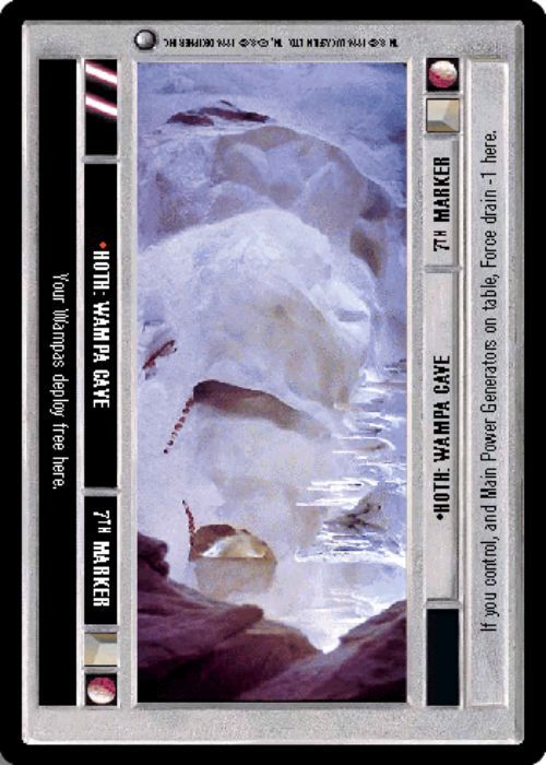 Star Wars CCG | Hoth: Wampa Cave (Foil) - Reflections II | The Nerd Merchant