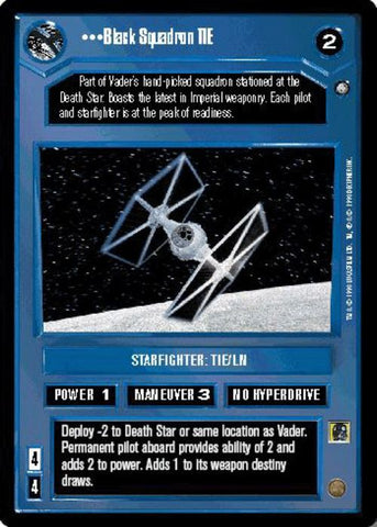 Star Wars CCG | Black Squadron TIE (Foil) - Reflections II | The Nerd Merchant