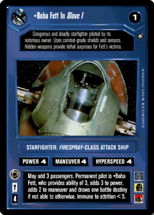 Star Wars CCG | Boba Fett In Slave I (Foil) - Reflections II | The Nerd Merchant