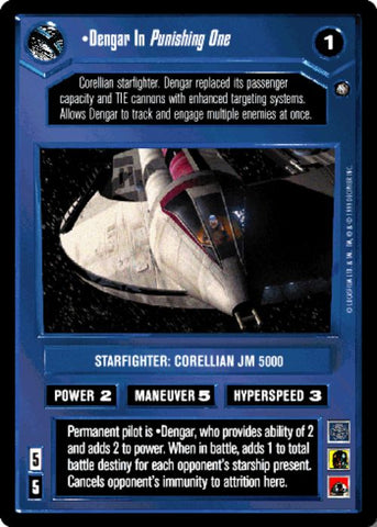 Star Wars CCG | Dengar In Punishing One (Foil) - Reflections II | The Nerd Merchant
