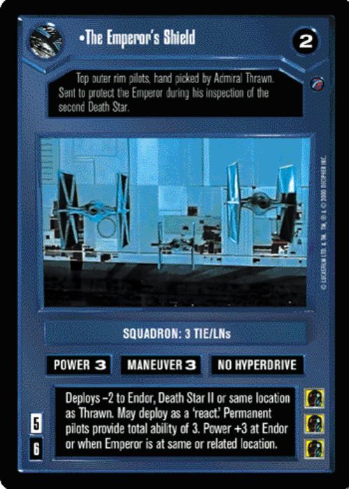 Star Wars CCG | The Emperor's Shield (Foil) - Reflections II | The Nerd Merchant