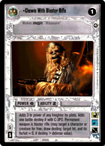 Star Wars CCG | Chewie With Blaster Rifle (Foil) - Reflections II | The Nerd Merchant