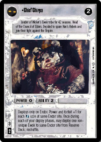 Star Wars CCG | Chief Chirpa (Foil) - Reflections II | The Nerd Merchant