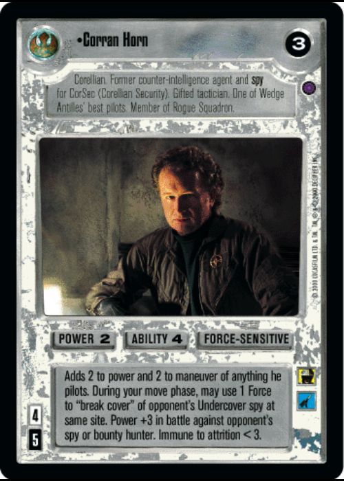 Star Wars CCG | Corran Horn - Reflections II | The Nerd Merchant