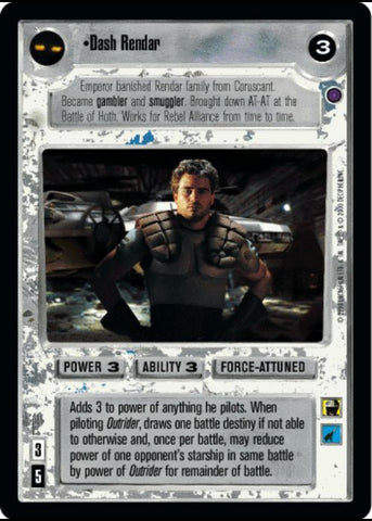 Star Wars CCG | Dash Rendar - Reflections II | The Nerd Merchant