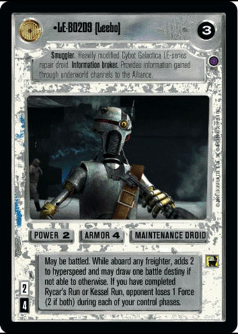 Star Wars CCG | LE-B02D9 (Leebo) - Reflections II | The Nerd Merchant