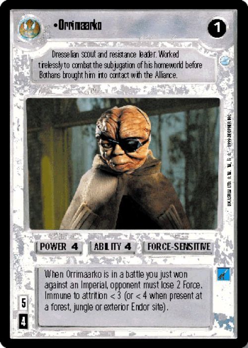 Star Wars CCG | Orrimaarko (Foil) - Reflections II | The Nerd Merchant