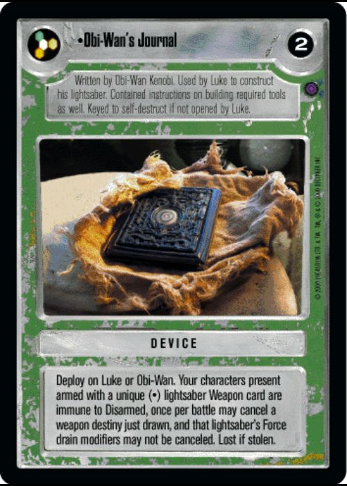 Star Wars CCG | Obi-Wan's Journal - Reflections II | The Nerd Merchant