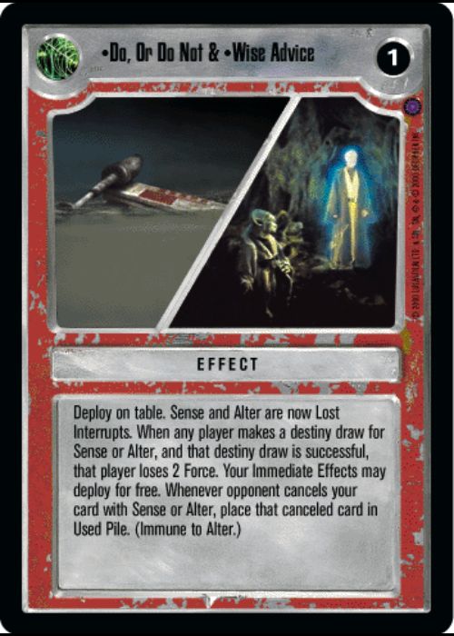 Star Wars CCG | Do, Or Do Not & Wise Advice - Reflections II | The Nerd Merchant