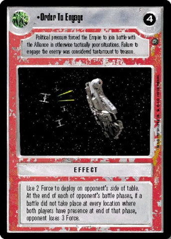 Star Wars CCG | Order To Engage (Foil) - Reflections II | The Nerd Merchant